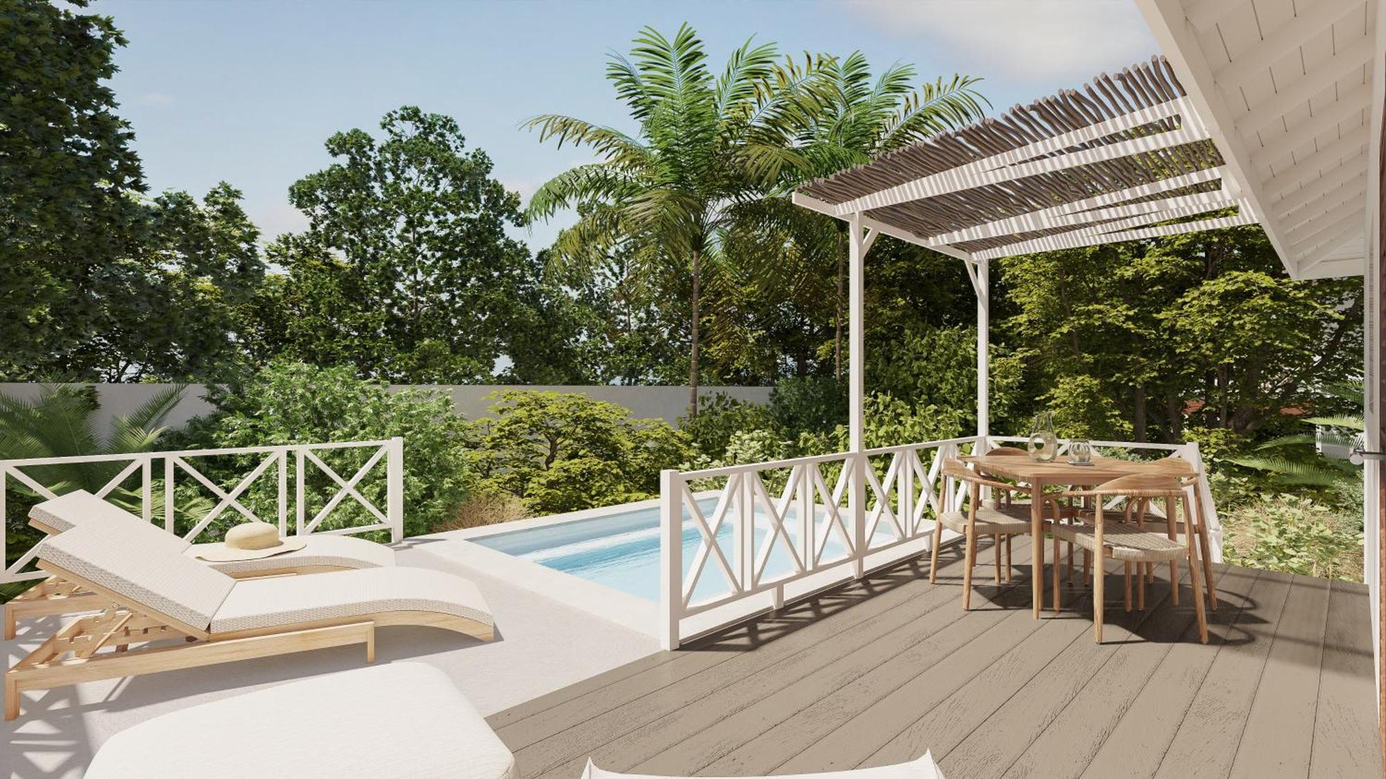 Botanique Bungalows Westpunt Экстерьер фото